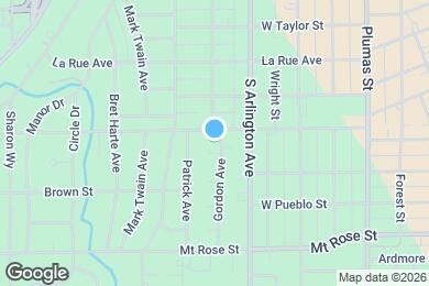 Map image of the property - 1213 Gordon Ave