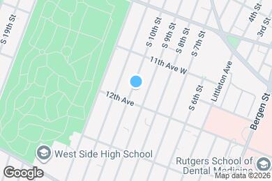 Map image of the property - 222 S 10th St