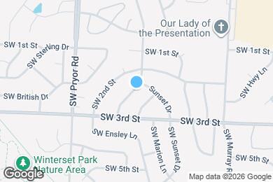 Map image of the property - 205 SW Craigmont Dr