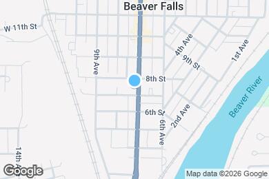 Map image of the property - 709 7th Ave