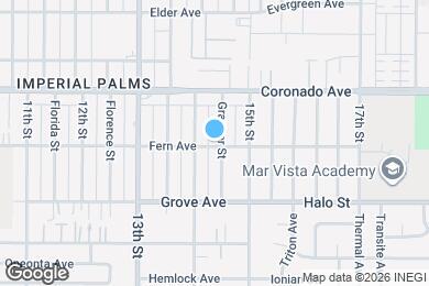 Map image of the property - 1440 Fern Ave