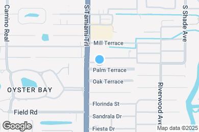 Map image of the property - 2015 Palm Ter
