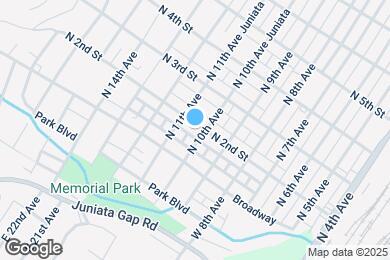 Map image of the property - 1005 N 2nd St