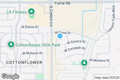 Map image of the property - 17043 W Zuni St