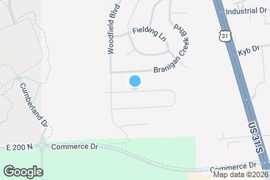 Map image of the property - 1164 N Aberdeen Dr