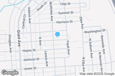 Map image of the property - 707 Garfield St