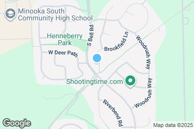 Map image of the property - 25830 S Brookfield Ct