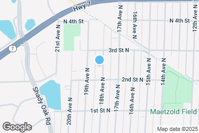 Map image of the property - 226 18th Ave N