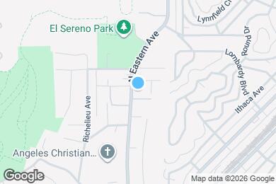 Map image of the property - 2448 N Eastern Ave