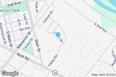 Map image of the property - 736 Cedar Dr