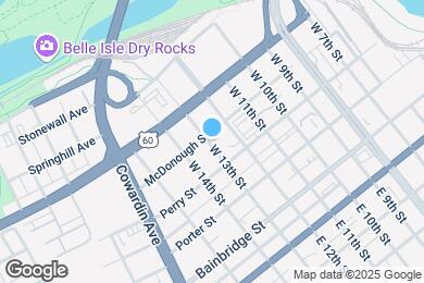 Map image of the property - 1216 McDonough St