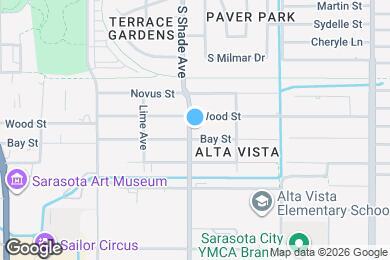 Map image of the property - 815 S Shade Ave