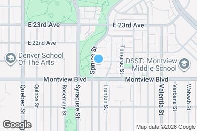 Map image of the property - 7828 E 21st Ave
