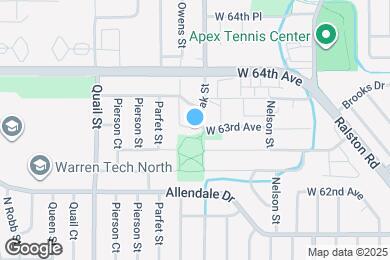 Map image of the property - 10810 W 63rd Ave