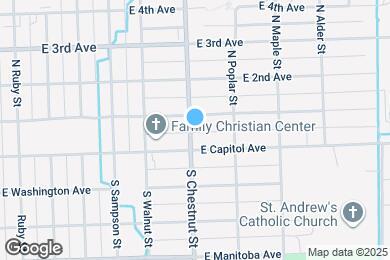 Map image of the property - 102 S Chestnut St