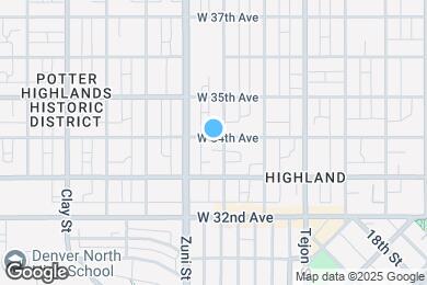 Map image of the property - 2310 W 34th Ave