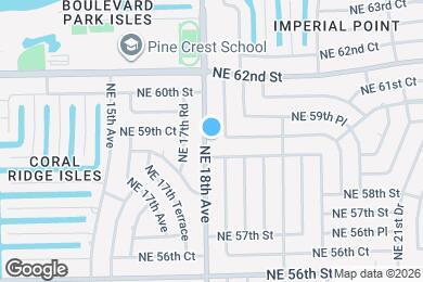 Map image of the property - 5910 NE 18th Ave
