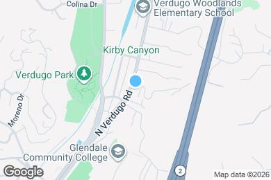 Map image of the property - 1570 N Verdugo Rd