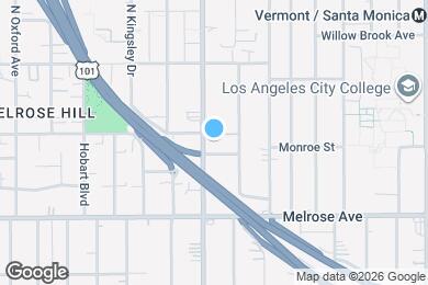 Map image of the property - 838 N Normandie Ave