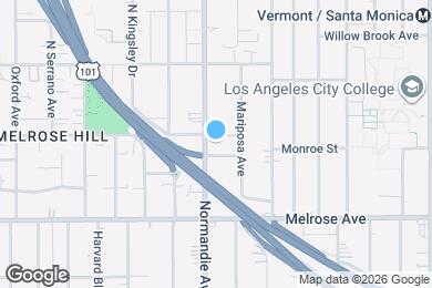 Map image of the property - 838 Normandie Ave