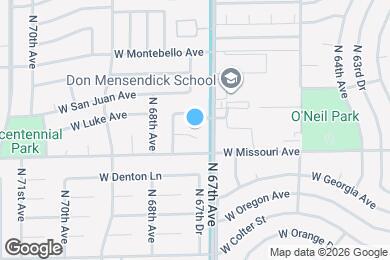 Map image of the property - 6718 W Marshall Ave