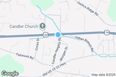 Map image of the property - 85 Candler Heights Rd