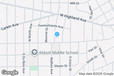 Map image of the property - 13 Hamilton Ave