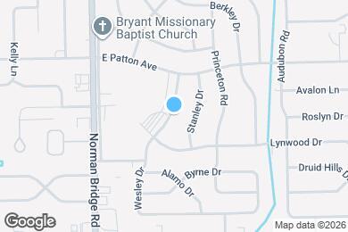 Map image of the property - 3735 Wesley Dr