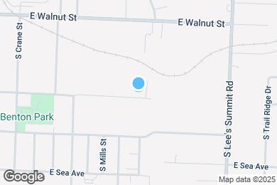 Map image of the property - 1416 E Pacific Ave