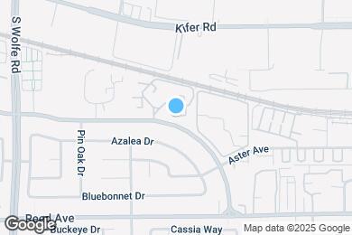 Map image of the property - 1001 E Evelyn Ter