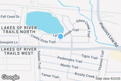 Map image of the property - 8609 Trinity Vista Trail