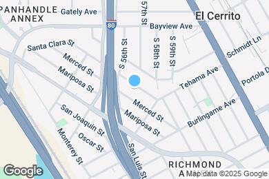 Map image of the property - 1535 Santa Clara St
