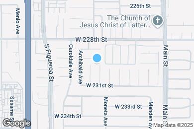 Map image of the property - 23003 Moneta Ave