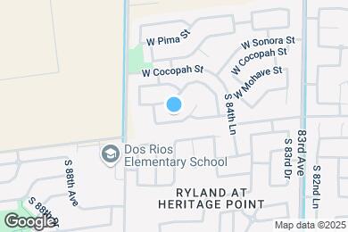 Map image of the property - 8606 W Chickasaw St