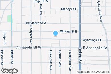 Map image of the property - 15 Wyoming St E