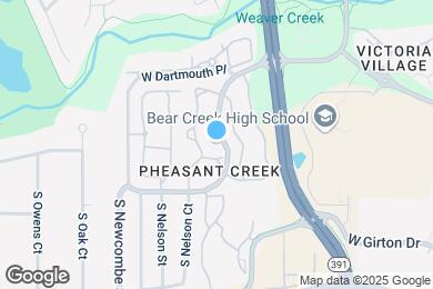 Map image of the property - 10569 W Dartmouth Ave