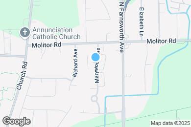 Map image of the property - 1750 N Marywood Ave