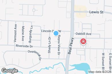 Map image of the property - 131 Bayou View Dr