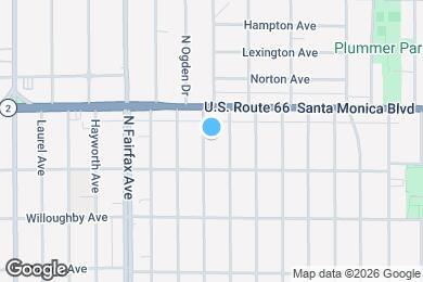 Map image of the property - 1032 N Genesee Ave