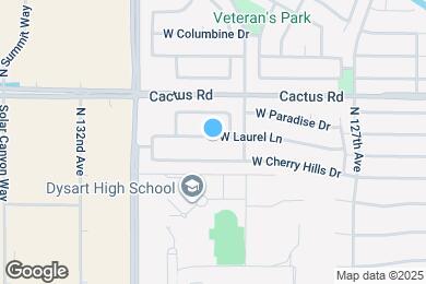 Map image of the property - 12929 W Laurel Ln