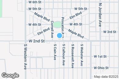 Map image of the property - 1003 W 2nd St