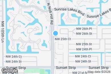 Map image of the property - 2550 N Nob Hill Rd