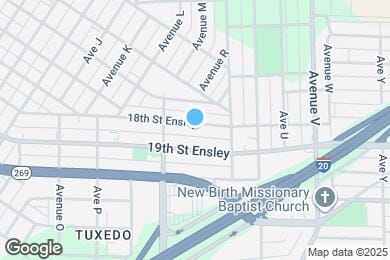 Map image of the property - 1825 18th St Ensley