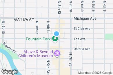 Map image of the property - 810 Erie Ave