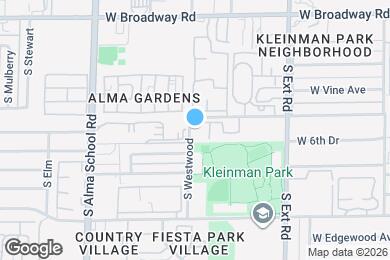 Map image of the property - 625 S Westwood