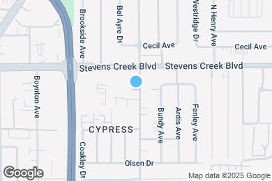 Map image of the property - 339 Cypress Ave