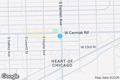 Map image of the property - 2000 W 22nd Pl