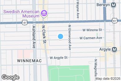 Map image of the property - 1437 W Carmen Ave