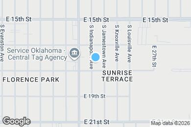 Map image of the property - 1637 S Indianapolis Ave