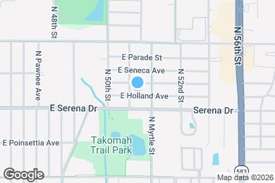 Map image of the property - 5108 E Holland Ave